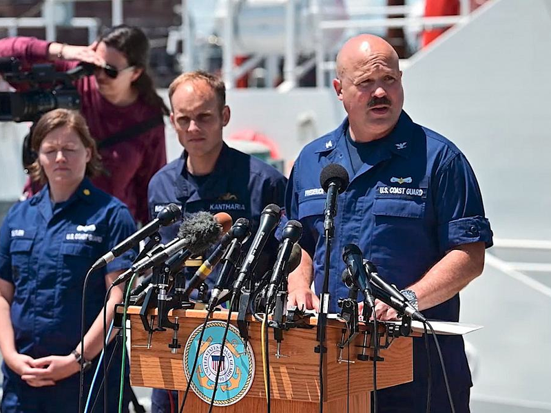 Pressekonferenz der US-Küstenwache am 21.06.2023 (Ortszeit) - Foto: USCG, ?ber dts Nachrichtenagentur