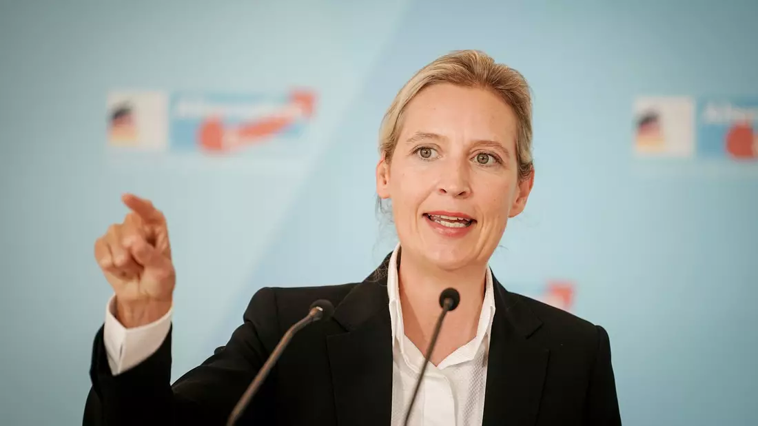 «Natürlich hab ich Lust», sagt die AfD-Chefin Alice Weidel über eine geplante Kanzlerkandidatur ihrer Partei. - Bild: Kay Nietfeld/dpa