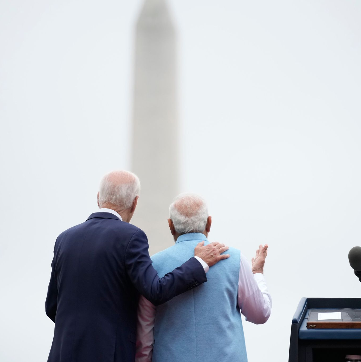 Der Besuch von Indiens Premier Modi bei US-Präsident Biden ist umstritten. - Foto: Andrew Harnik/AP/dpa