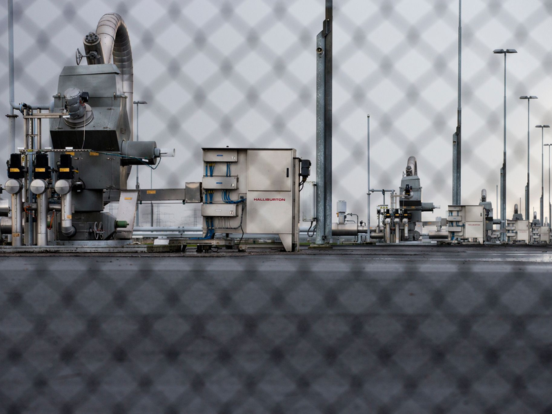 Gasförderung in Amsweer im Norden der Niederlande. - Foto: Peter Dejong/AP/dpa