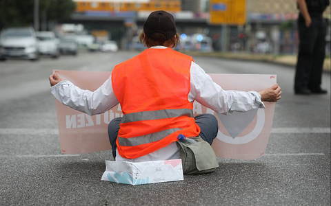 Protest von Letzter Generation - Foto: ?ber dts Nachrichtenagentur