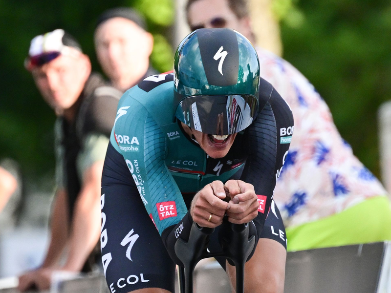 Will im Schwarzwald das Double holen: Nils Politt. - Foto: Bernd Weißbrod/dpa