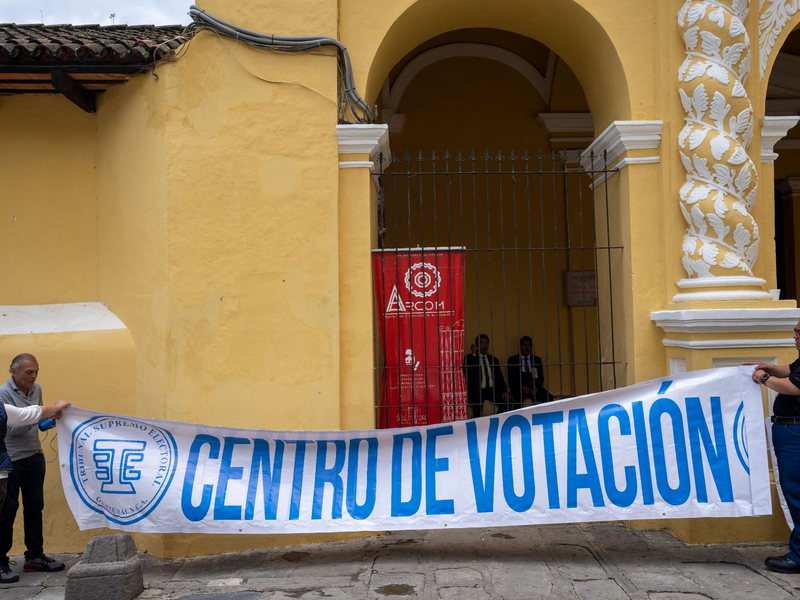 Die Guatemalteken gehen am 25. Juni an die Urnen. - Foto: Moises Castillo/AP/dpa