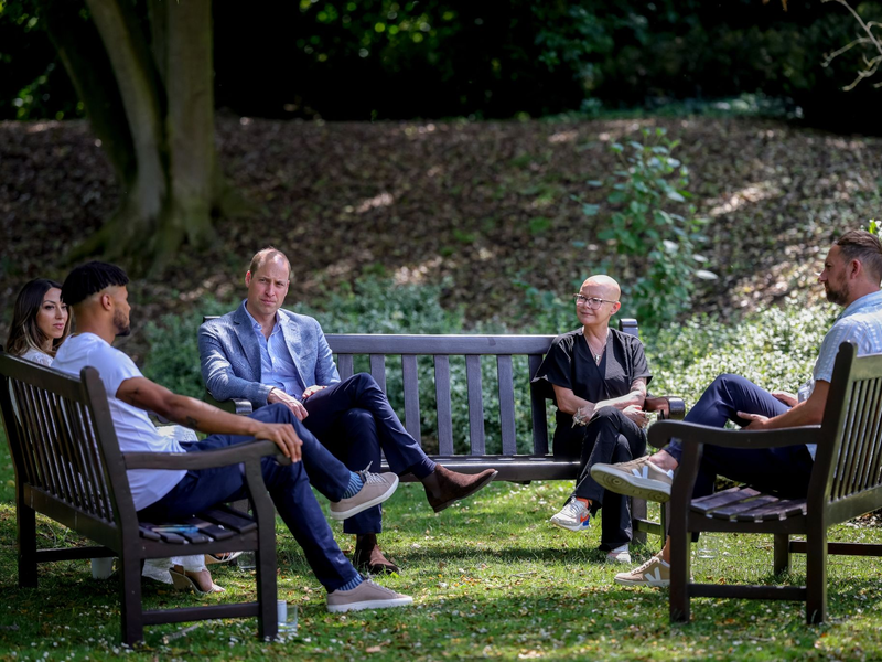 Prinz William (M) will die Obdachlosigkeit in Großbritannien bekämpfen. - Foto: Andrew Parsons/Kensington Palace/dpa
