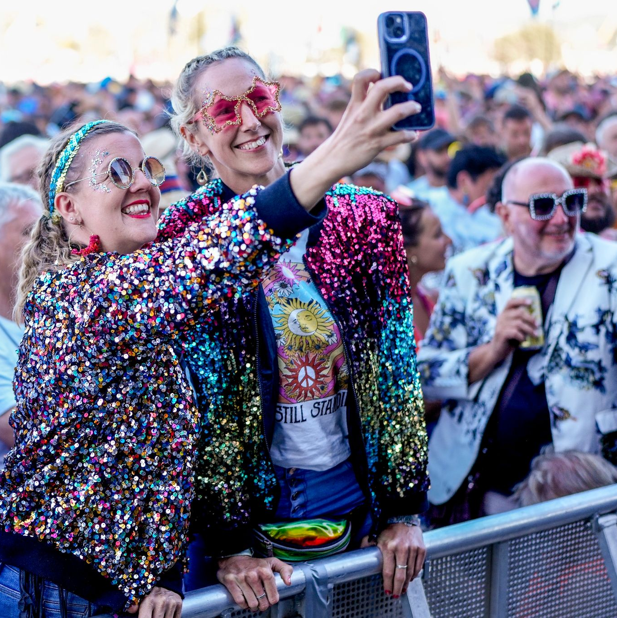 Rapper Lil Nas X beim Glastonbury Festival. - Foto: Scott Garfitt/Invision/AP/dpa