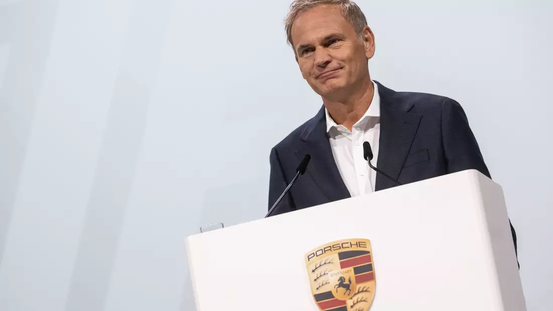 Der Porsche-Vorstandsvorsitzende Oliver Blume auf der Hauptversammlung in Stuttgart. - Bild: Marijan Murat/dpa