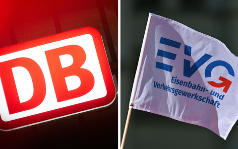 Die von der Deutschen Bahn vorgeschlagene Schlichtung ist von der  Gewerkschaft EVG angenommen worden. - Foto: Martin Schutt/Sebastian Gollnow/dpa