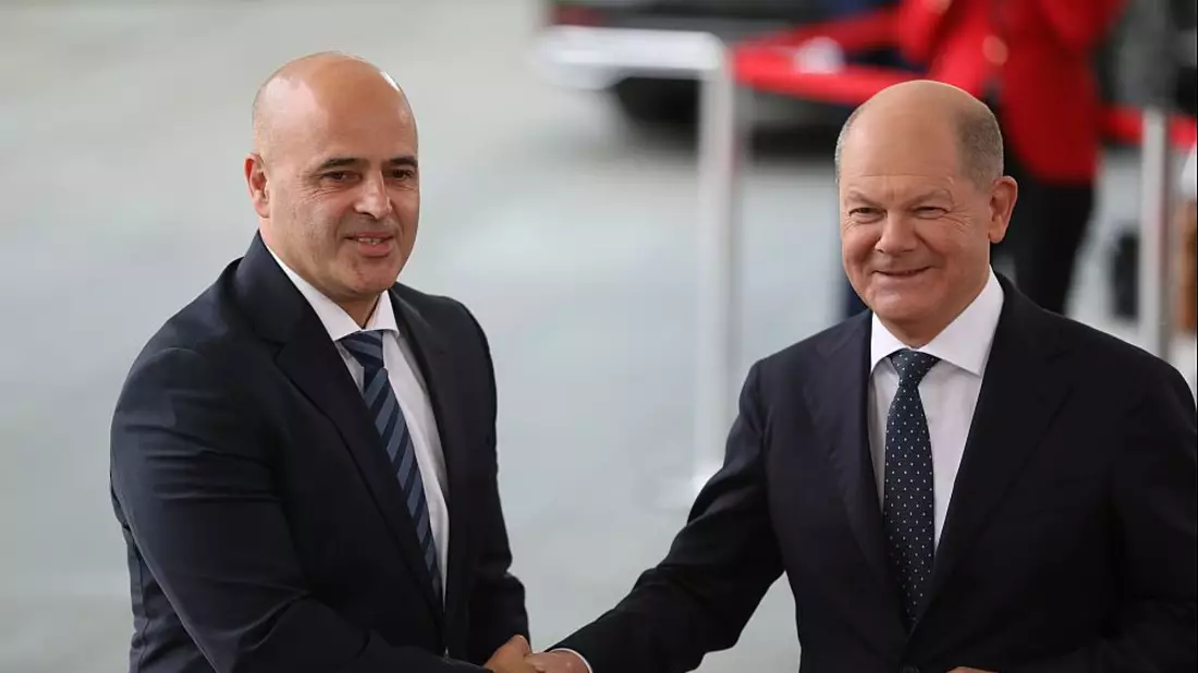 Kova?evski und Scholz am 28.06.2023 - Bild: ?ber dts Nachrichtenagentur