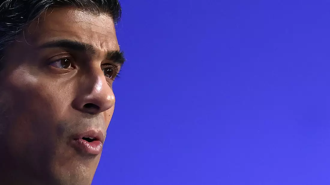 Der britischer Premier Rishi Sunak. - Bild: Henry Nicholls/PA/dpa
