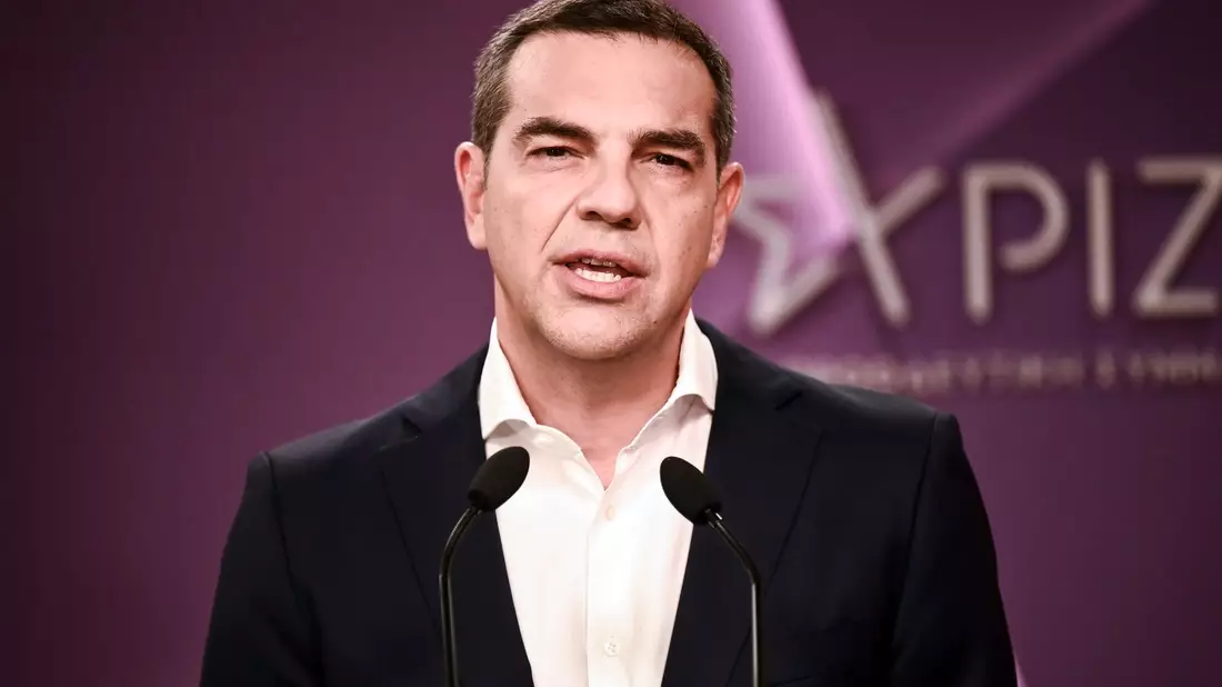«So paradox es scheint: Das schlechte Wahlergebnis kann für Syriza auch ein Neuanfang sein»: Alexis Tsipras. - Bild: Angelos Tzortzinis/AFP/AP/dpa