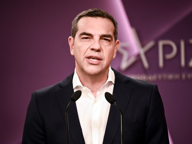 «So paradox es scheint: Das schlechte Wahlergebnis kann für Syriza auch ein Neuanfang sein»: Alexis Tsipras. - Foto: Angelos Tzortzinis/AFP/AP/dpa