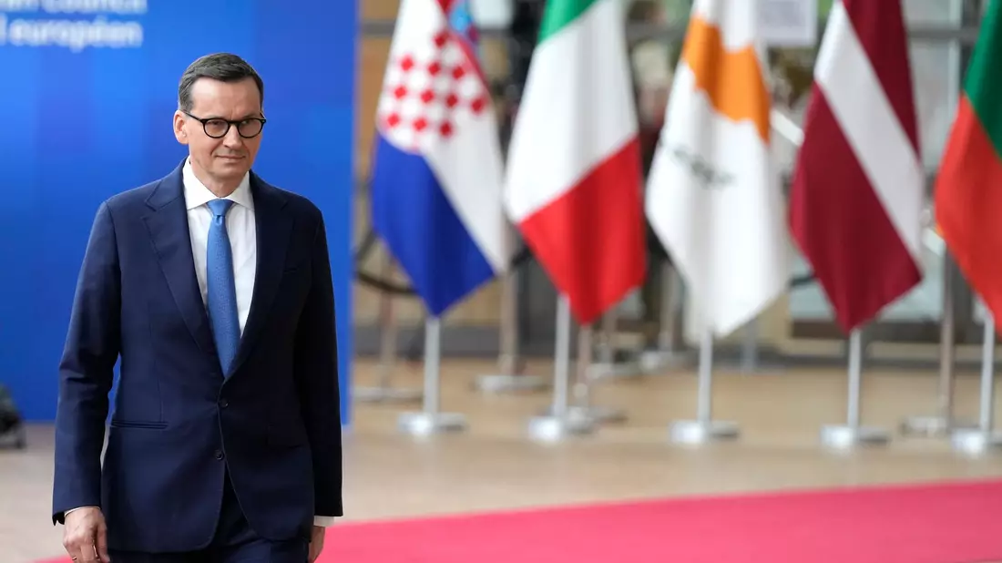 Der Ministrepräsident von Polen: Mateusz Morawiecki. - Bild: Virginia Mayo/AP/dpa