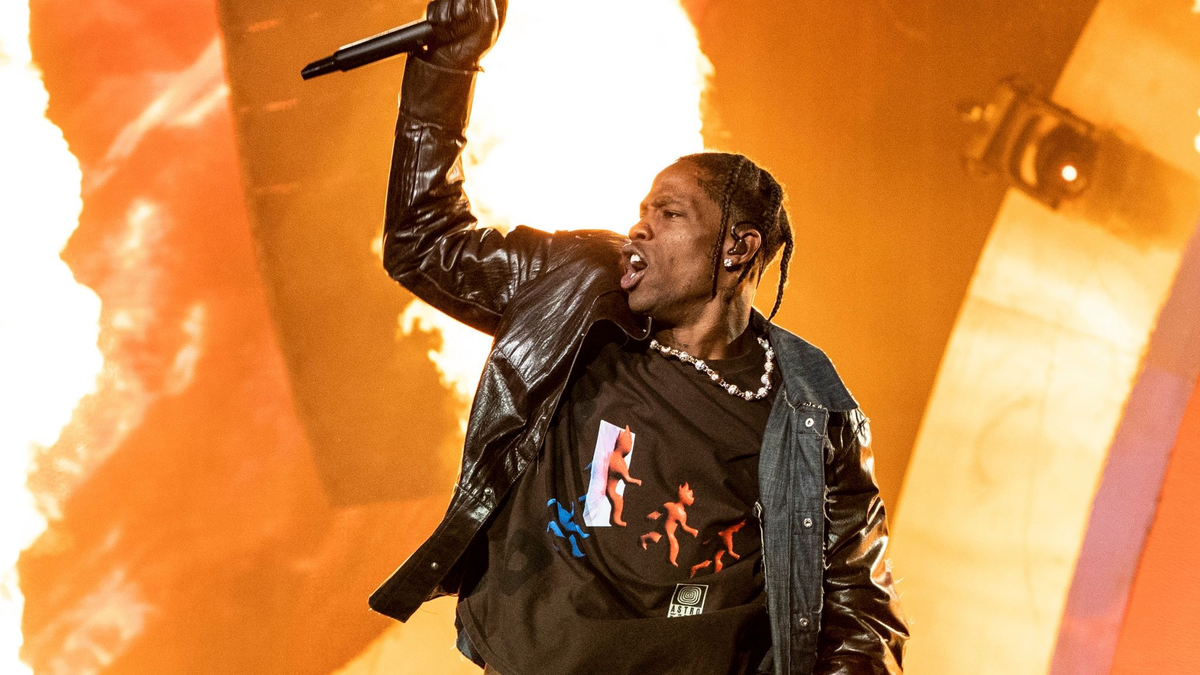 Travis Scott beim Astroworld-Festival. - Foto: Amy Harris/Invision/AP/dpa