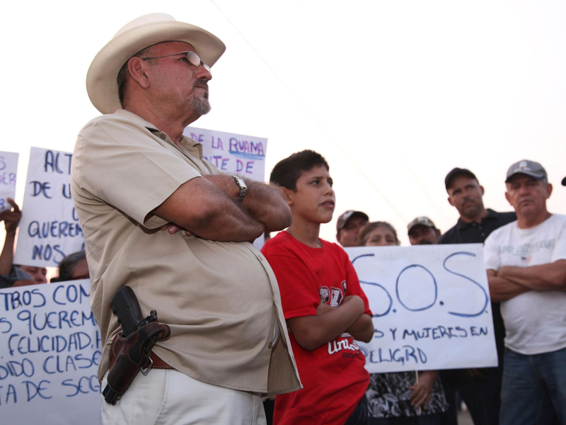 Nach Morddrohungen ist Hipolito Mora getötet worden. Er gründete im Kampf gegen das Drogenkartell «Caballeros Templarios» eine Bürgerwehr im mexikanischen Bundesstaat Michoacán. - Foto: Marco Ugarte/AP