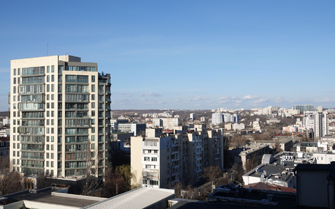 Blick auf das Zentrum von Chisinau. - Foto: Ulf Mauder/dpa
