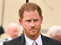 Prinz Harry bei der Krönungszeremonie von König Charles III. - Foto: Andy Stenning/Daily Mirror Pool via AP/dpa