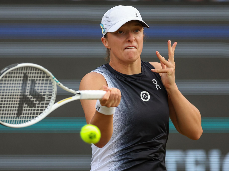Polen Tennisstar Iga Swiatek hat in der Nacht Fieber bekommen. - Foto: Joaquim Ferreira/dpa
