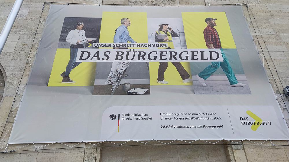Werbung für das Bürgergeld - Foto: ?ber dts Nachrichtenagentur
