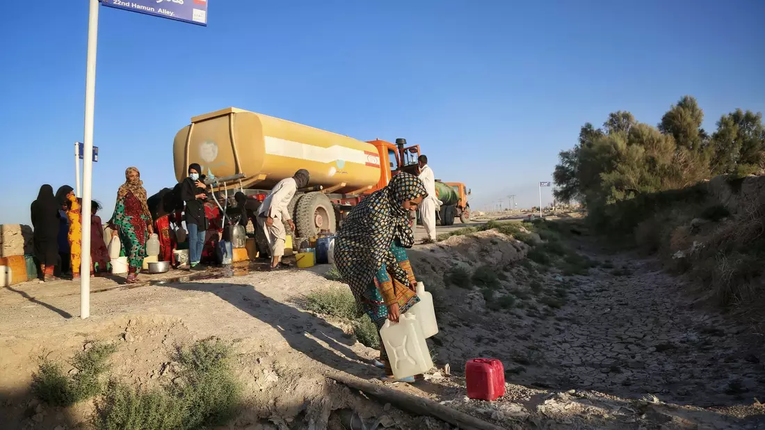 Besonders trocken ist es in der iranischen Provinz Sistan und Belutschistan, die an Afghanistan und Pakistan grenzt. (Archivbild) - Bild: Mohammad Dehdast/dpa
