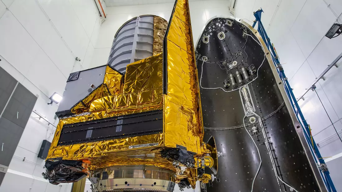 Das Weltraumteleskop «Euclid» ist ins All gestartet. - Bild: Uncredited/ESA/AP/dpa