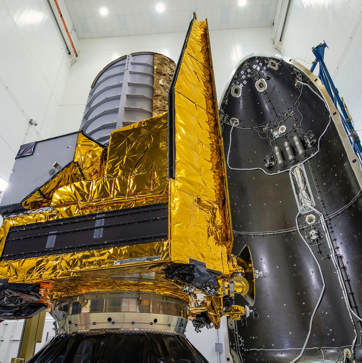 Das Weltraumteleskop «Euclid» ist ins All gestartet. - Foto: Uncredited/ESA/AP/dpa