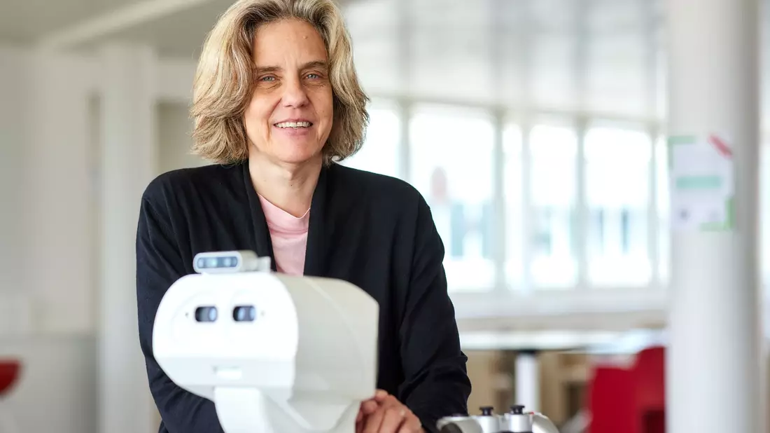 KI-Forscherin Cordelia Schmid erhält den mit einer Million Euro dotierten Körber-Preis für die Europäische Wissenschaft. - Bild: Marcus Gloger/Körber-Stiftung/dpa