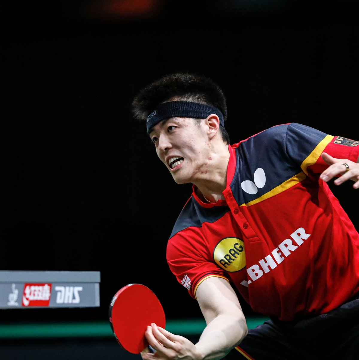 Tischtennis-Europameister Qiu Dang gewann sein Einzel im Finale der Europaspiele. - Foto: Li Yahui/Xinhua/dpa