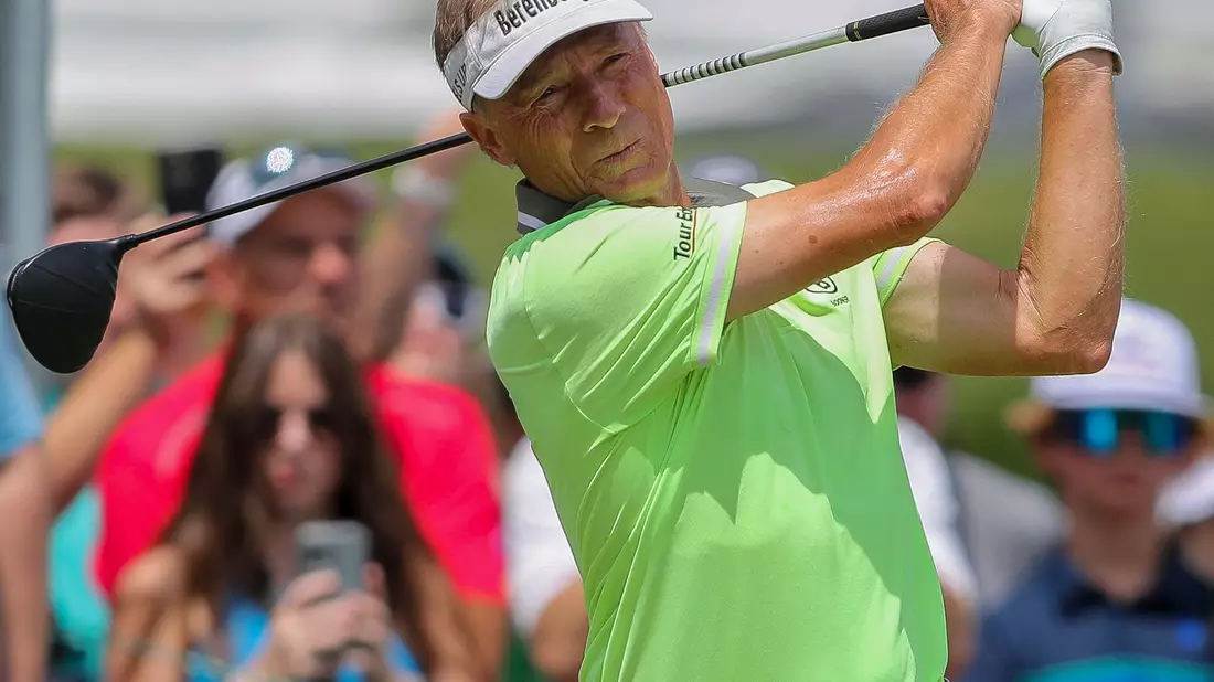 Auf der US-Senioren-Tour nun alleiniger Rekordhalter nach Titeln: Bernhard Langer. - Bild: Tork Mason/The Post-Crescent/AP/dpa
