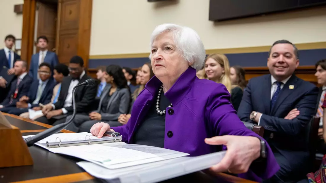 Die US-Finanzministerin Janet Yellen wird nach Peking reisen. - Bild: Amanda Andrade-Rhoades/AP/dpa