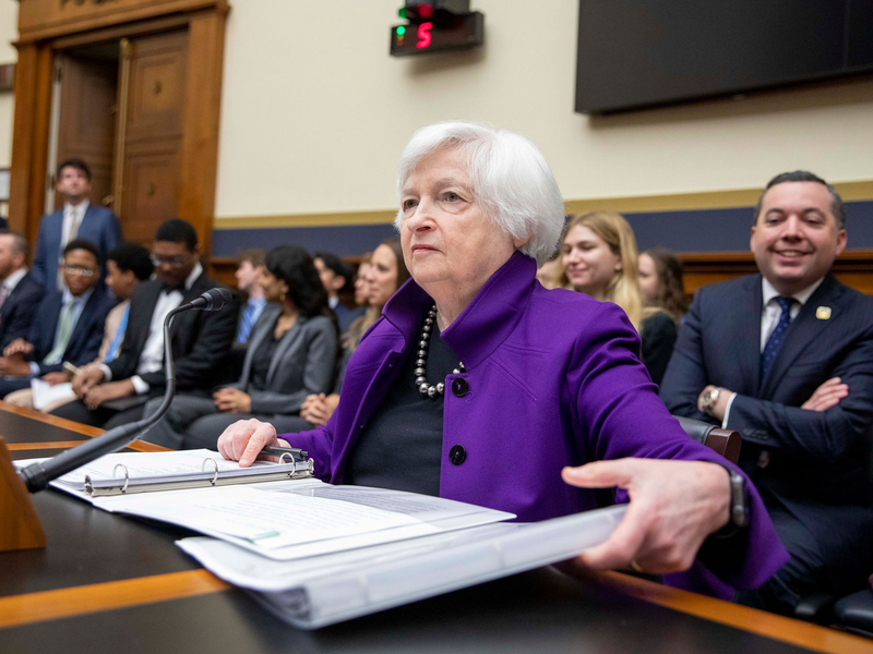 Die US-Finanzministerin Janet Yellen wird nach Peking reisen. - Foto: Amanda Andrade-Rhoades/AP/dpa