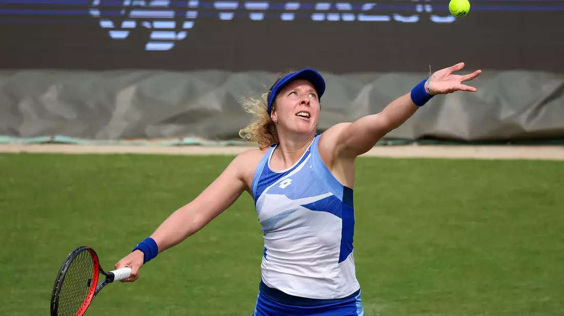 Anna-Lena Friedsam ist n Wimbledon bereits in der ersten Runde ausgeschieden. - Bild: Joaquim Ferreira/dpa