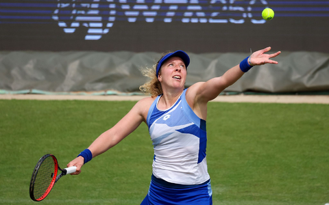 Anna-Lena Friedsam ist n Wimbledon bereits in der ersten Runde ausgeschieden. - Foto: Joaquim Ferreira/dpa