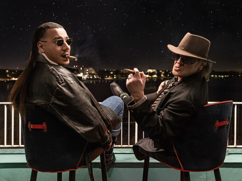 «Komet» von Udo Lindenberg und Apache 207 (l) ist ein Superhit. - Foto: Tine Acke/Warner Music/dpa