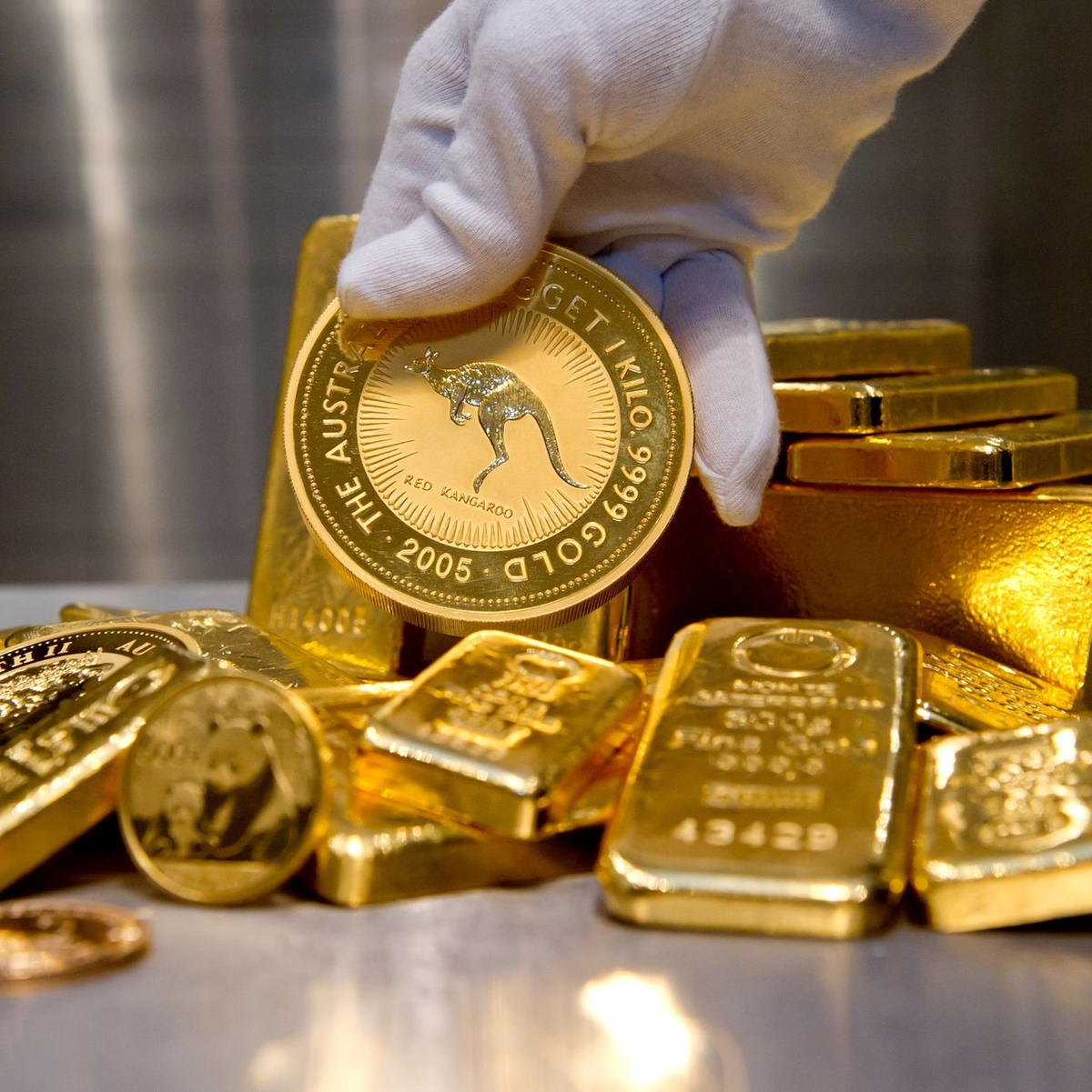 Der Goldpreis stürmt von Rekord zu Rekord. - Foto: Sven Hoppe/dpa