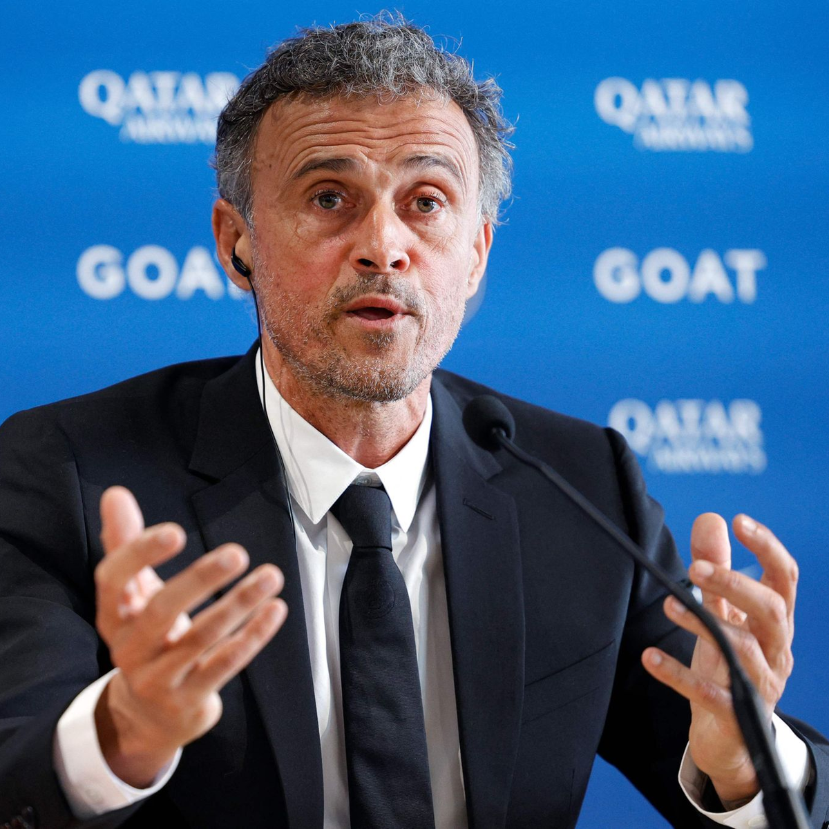 Der neue Trainer von Paris Saint-Germain: Luis Enrique. - Foto: Geoffroy Van Der Hasselt/AFP/dpa