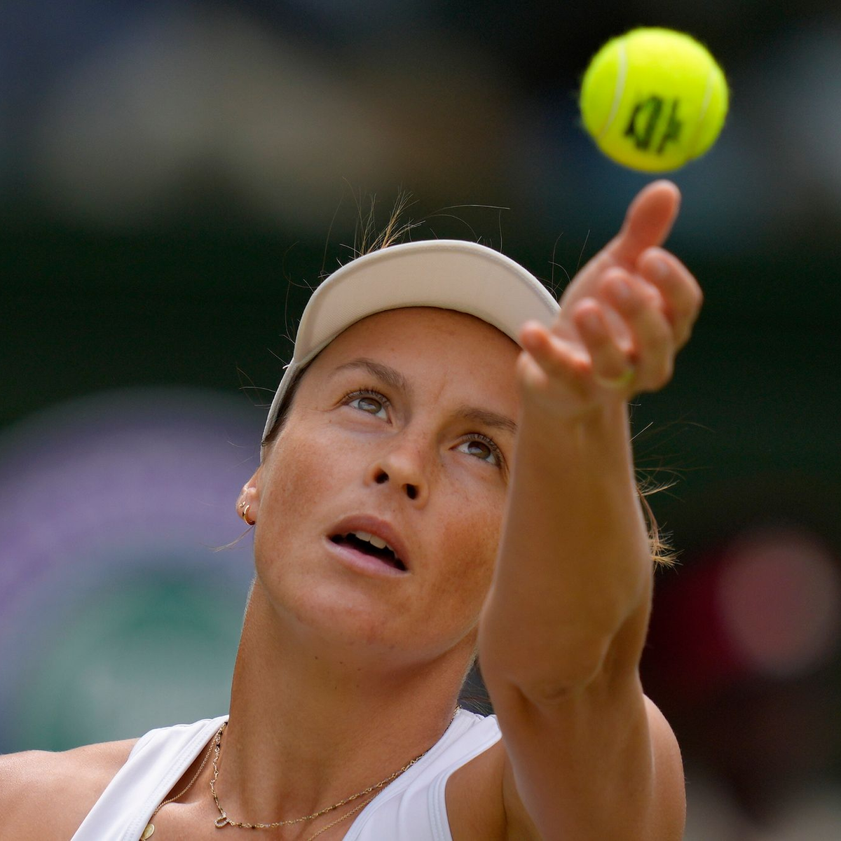 Tatjana Maria musste sich in der ersten Runde geschlagen geben. - Foto: Kirsty Wigglesworth/AP/dpa/Archivbild