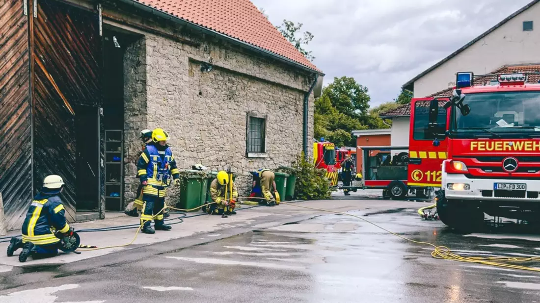 FW-OLL: Spiele ohne Grenzen: 41 Gruppen der Jugendfeuerwehren messen sich in Ahlhorn - Bild: presseportal.de