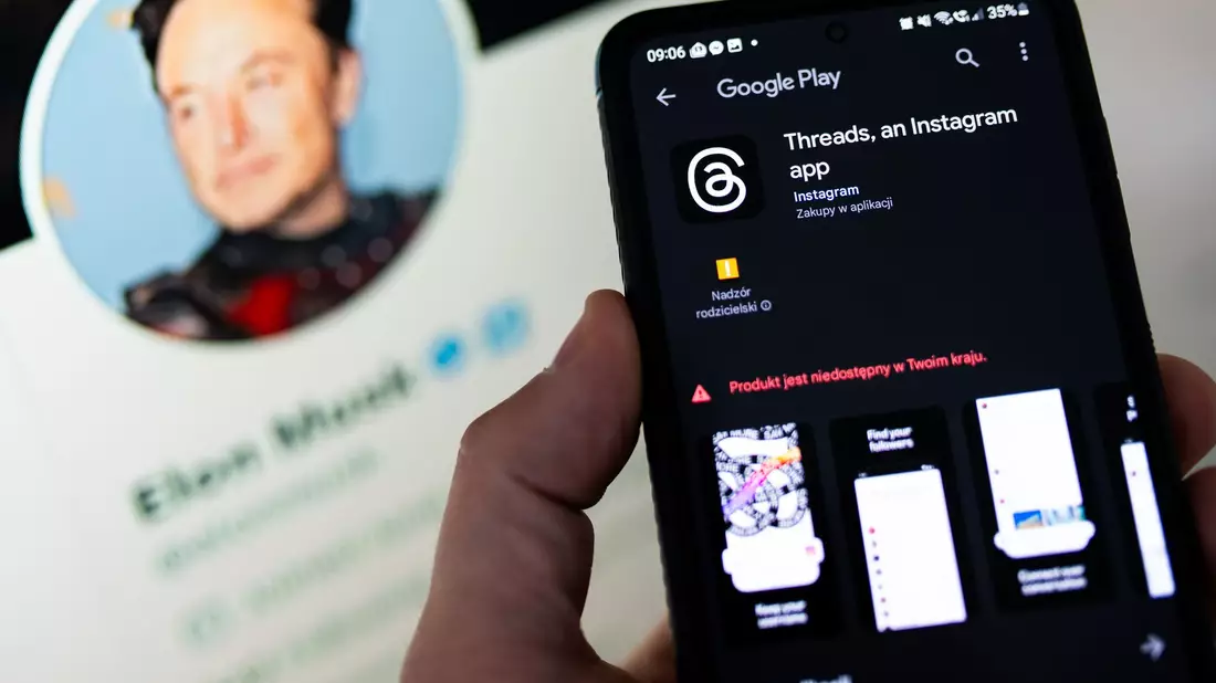 Die neue Threads-App ist schon im Google-Playstore zu finden. - Bild: Mateusz Slodkowski/ZUMA Press Wire/dpa
