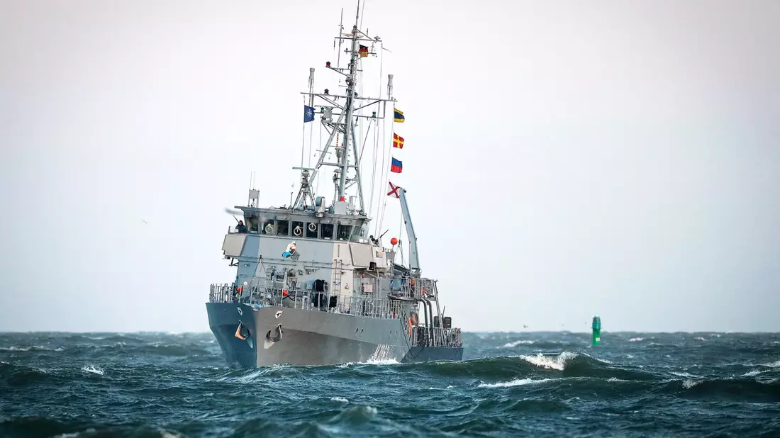 16 Häfen in fünf Monaten - / Minenjagdboot Bad Bevensen nach NATO-Einsatz wieder zuhause - Bild: presseportal.de