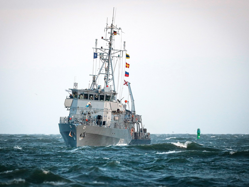 16 Häfen in fünf Monaten - / Minenjagdboot Bad Bevensen nach NATO-Einsatz wieder zuhause - Foto: presseportal.de