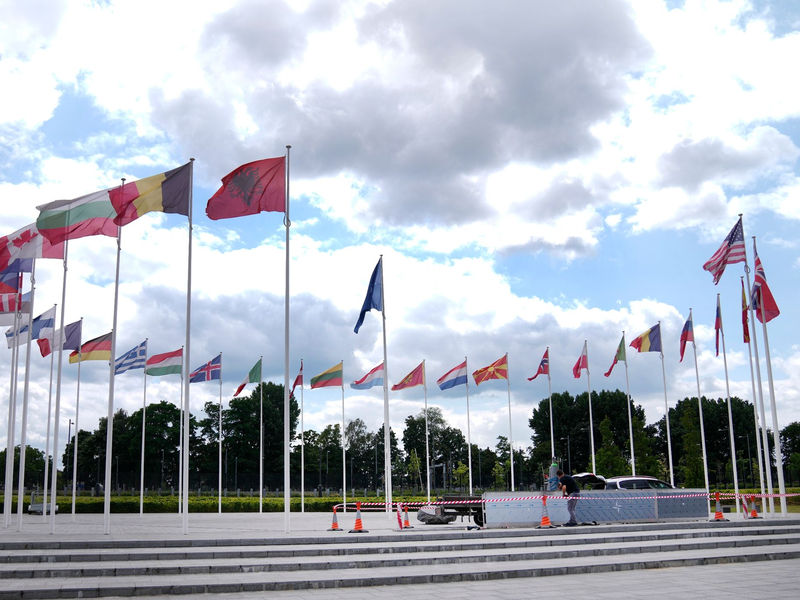 Die Verteidigungsminister der Nato-Staaten treffen sich in Brüssel. - Foto: Virginia Mayo/AP/dpa