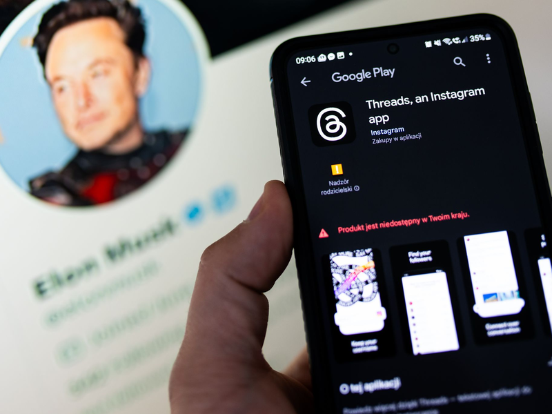 Der Facebook-Konzern Meta hat seine App Threads mit ähnlicher Funktionsweise wie Twitter in mehr als 100 Ländern an den Start gebracht. - Foto: Mateusz Slodkowski/ZUMA Press Wire/dpa