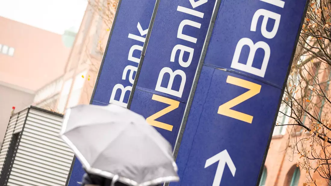 Die NBank hatte Probleme mit einer Überweisung. - Bild: Moritz Frankenberg/dpa