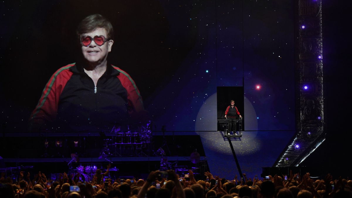 Elton John beendete seine «Farewell Yellow Brick Road»-Tournee in Stockholm. - Foto: Yui Mok/PA Wire/dpa