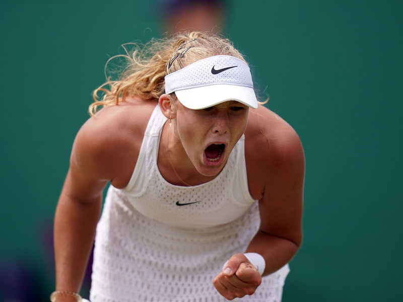 Die Russin Mirra Andrejewa schied in Wimbledon aus. - Foto: John Walton/PA Wire/dpa