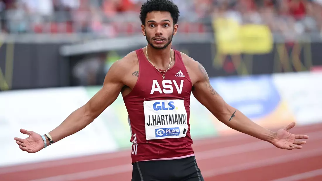 Stellte einen neunen deutschen Rekord über 200 Meter auf: Joshua Hartmann. - Bild: Sven Hoppe/dpa