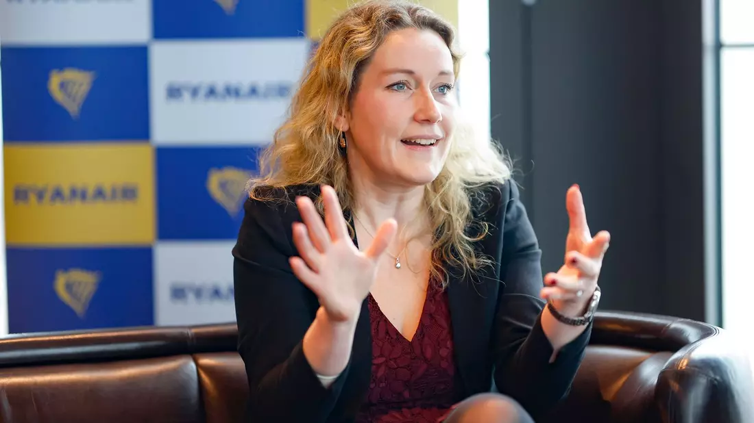Ryanairs Deutschland-Chefin Annika Ledeboer - Bild: Daniel Löb/dpa