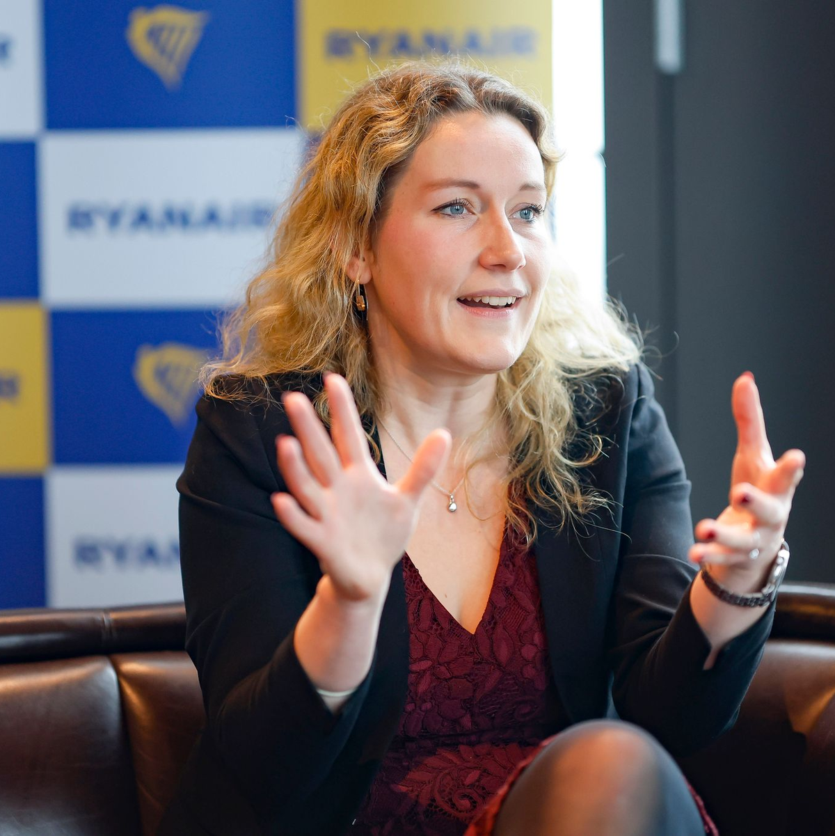 Ryanairs Deutschland-Chefin Annika Ledeboer - Foto: Daniel Löb/dpa