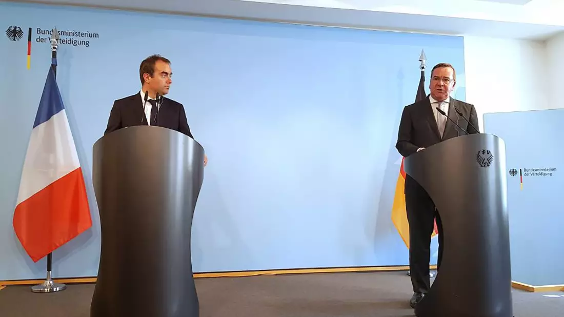 Sébastien Lecornu und Boris Pistorius am 10.07.2023 - Bild: ?ber dts Nachrichtenagentur