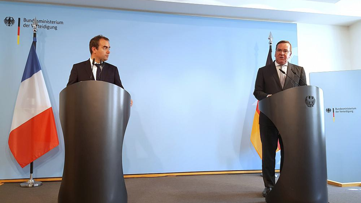 Sébastien Lecornu und Boris Pistorius am 10.07.2023 - Foto: ?ber dts Nachrichtenagentur